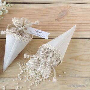 Cono para Arroz o Pétalos de Rosa Pack 12