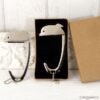 Cuelga bolsos Delfín en caja regalo 5x9cm