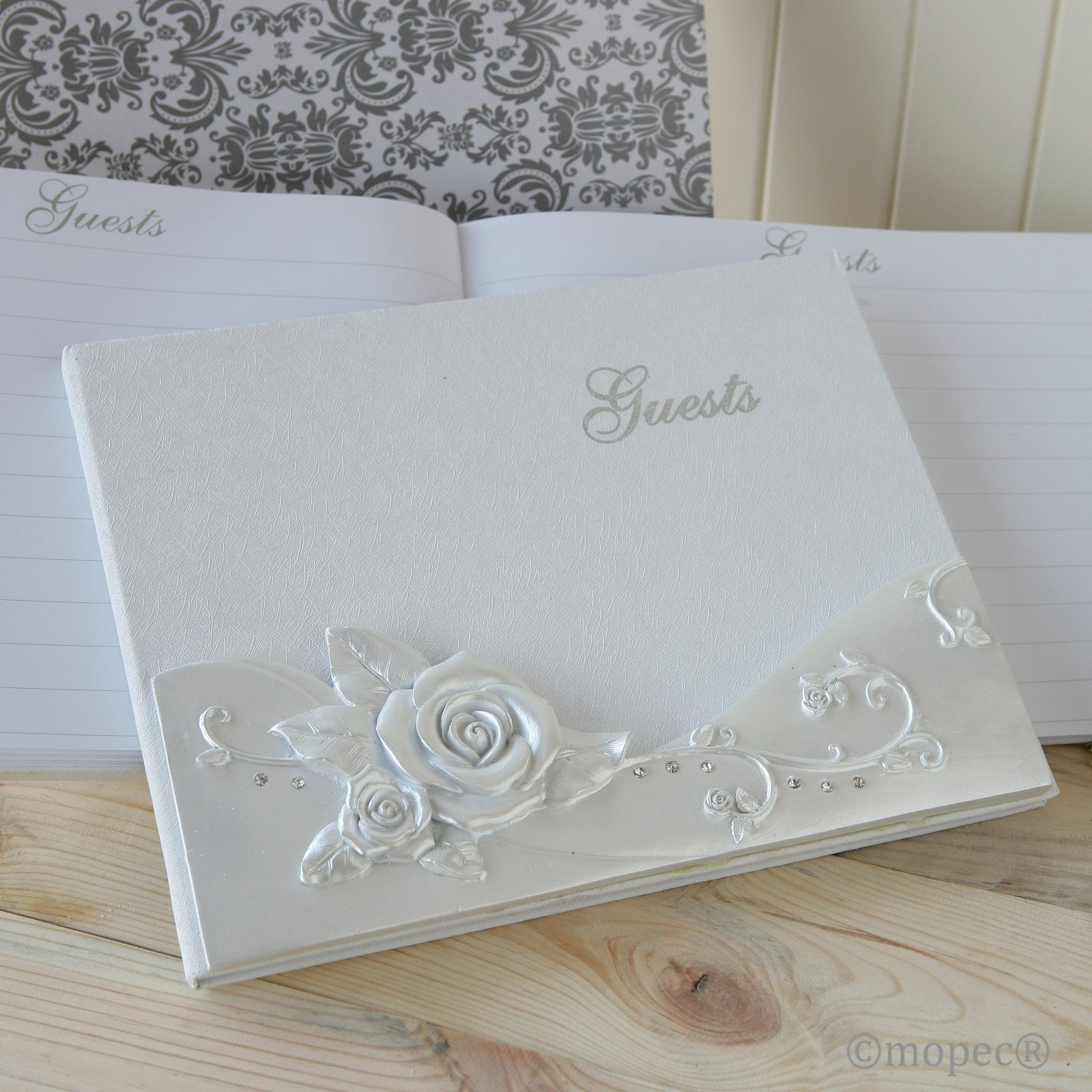 Libro de firmas Flor Rosa 23x19cm