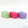 Monedero cremallera verde-lila-fucsia