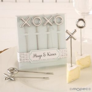 Set 4 pinchos aperitivo en caja regalo